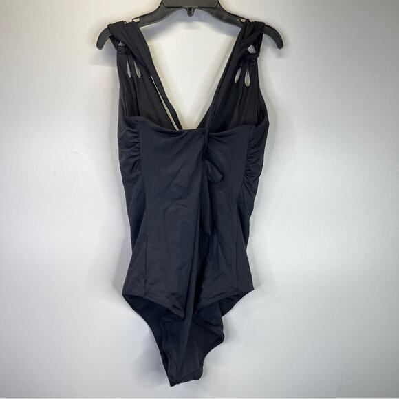 Becca Strappy One Piece swimsuit black - 2X - Picture 6 of 12